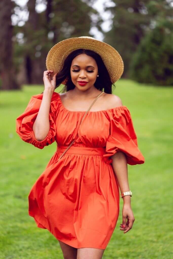 Burnt orange shop boho dress