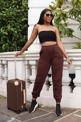 Our joggers are designed for comfort and style. Featuring 2 side pockets, an elastic waist to contour your waist, and a loose fit that&#39;s super comfy. Style them with one of our trendy tops for an outfit that will get you noticed.